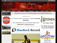 Tablet Screenshot of decaturblaze.com